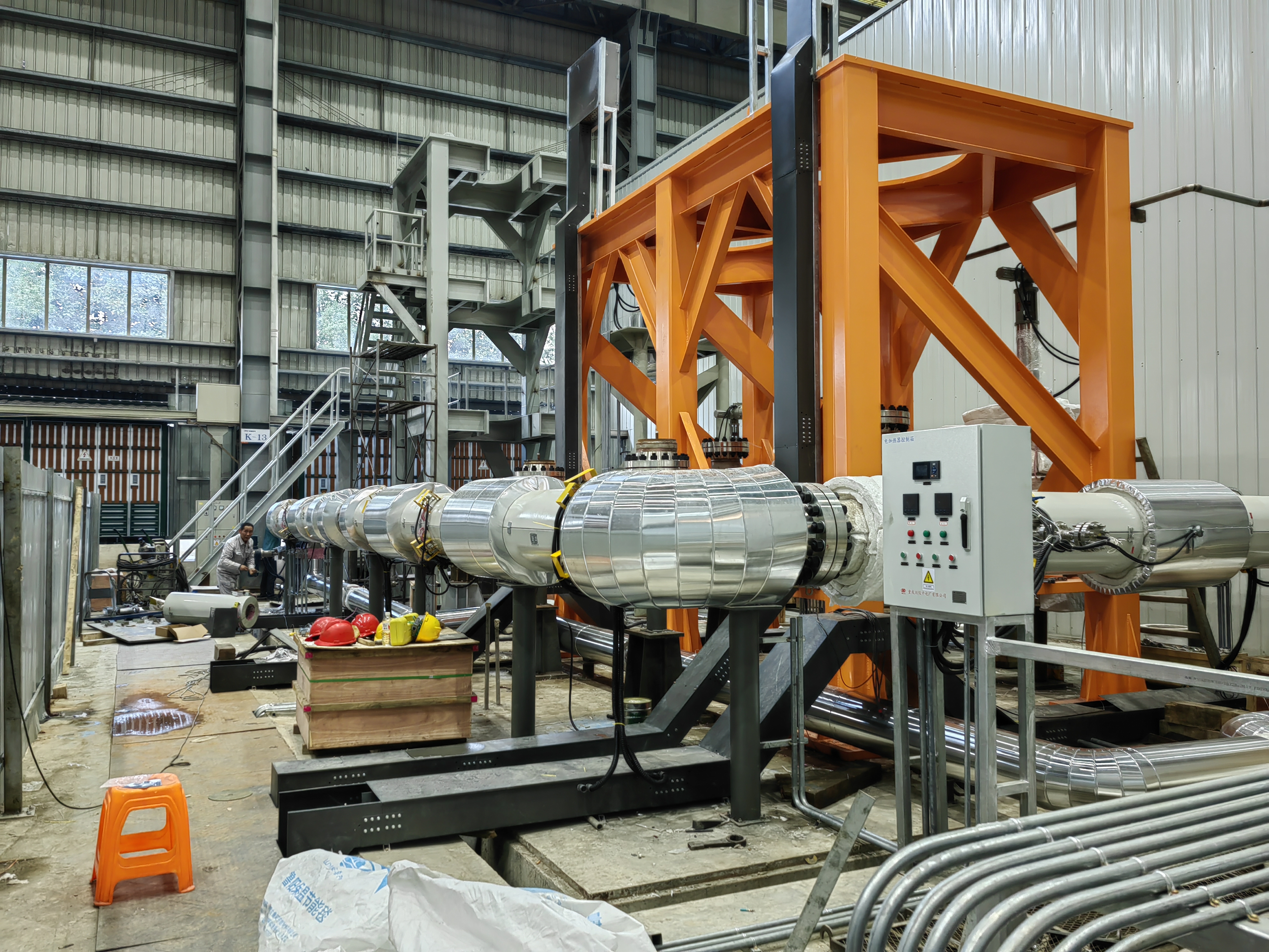 触摸屏温控系统助力--核电--管道加热项目系统升级改造案例(图1)