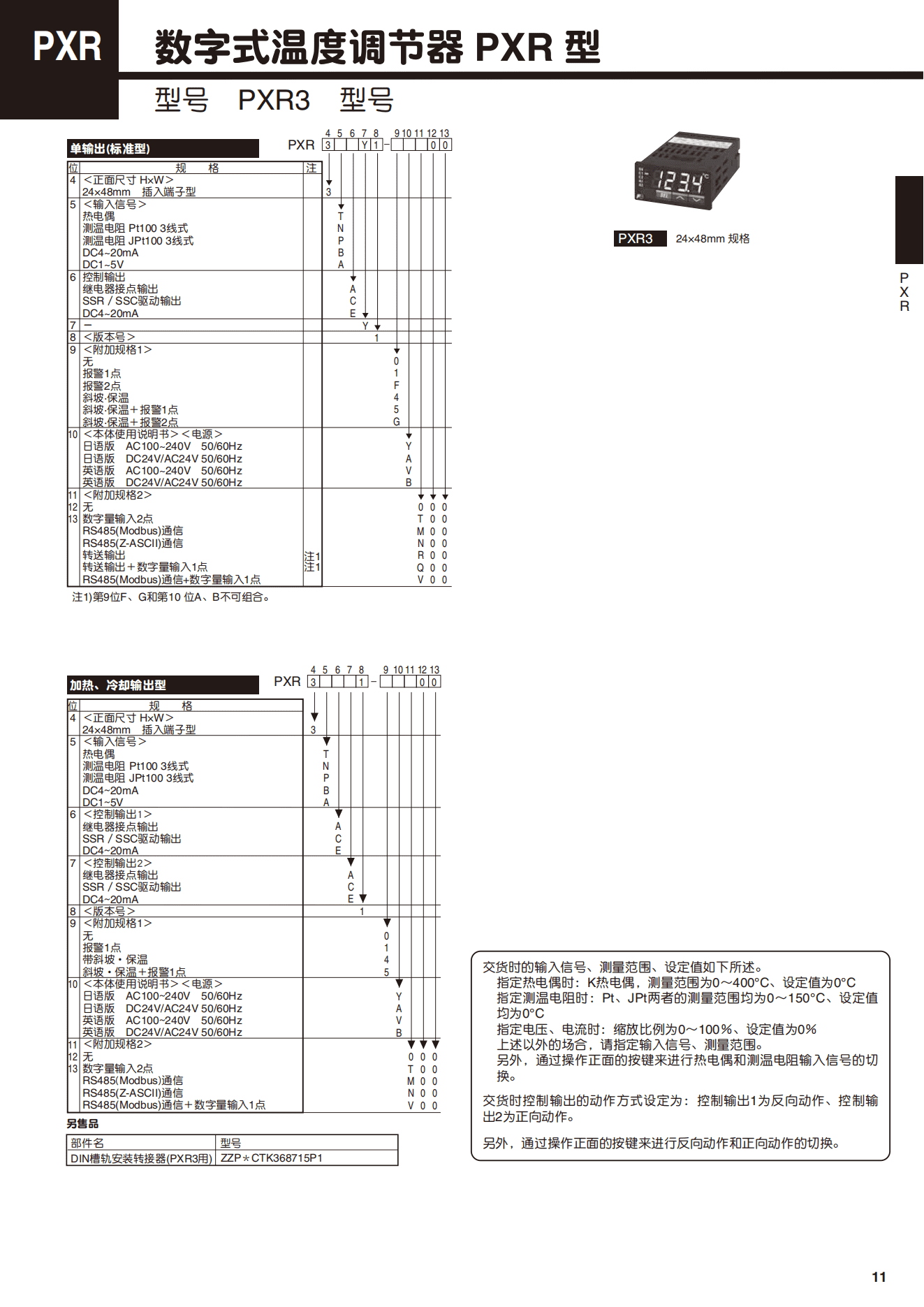 日本富士PXR9系列温控器(图3)